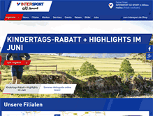 Tablet Screenshot of intersport-gue-sport.de